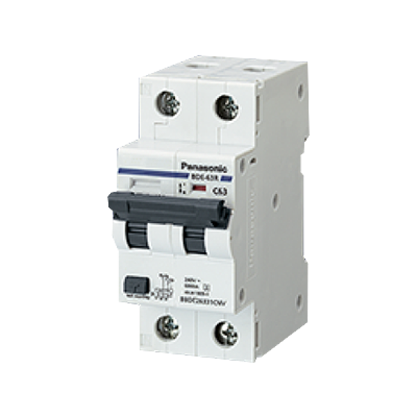  Aptomat, CB chống giật bảo vệ quá tải RCBO 2P 50A, 63A Panasonic