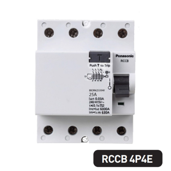 Aptomat, CB chống rò RCCB 4P 32A BBDR43230HV Panasonic