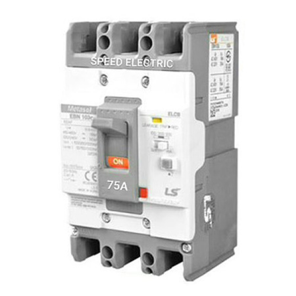 EBN103c 60A - Aptomat chống giật LS ELCB 3P 60A 18kA
