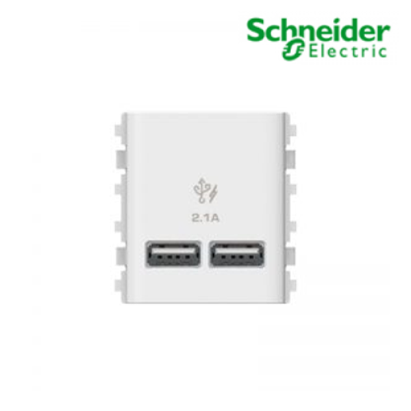 Ổ cắm sạc USB 2.1A đôi 3032USB_WE
