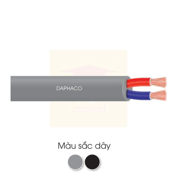 Fa 2x1.0 - Dây cáp pha mềm 2 lõi Daphaco