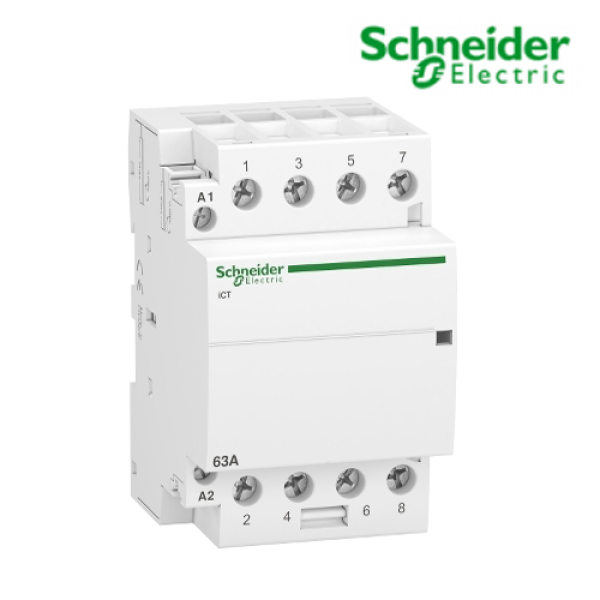 Contactor iCT 4P, coil voltage 230/240VAC, 63A 2NO+2NC