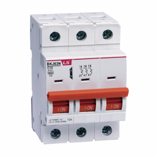 MCB LS BKJ63N 3P/LA63N 3P 6A 6kV