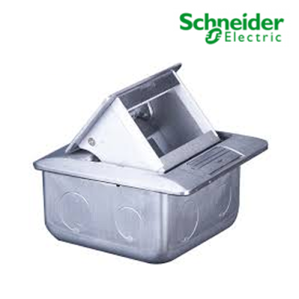 Ổ cắm âm sàn E224F_ABE màu nhũ bạc S-Flexi