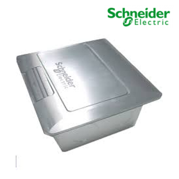 Ổ cắm âm sàn E224F_ABE màu nhũ bạc S-Flexi
