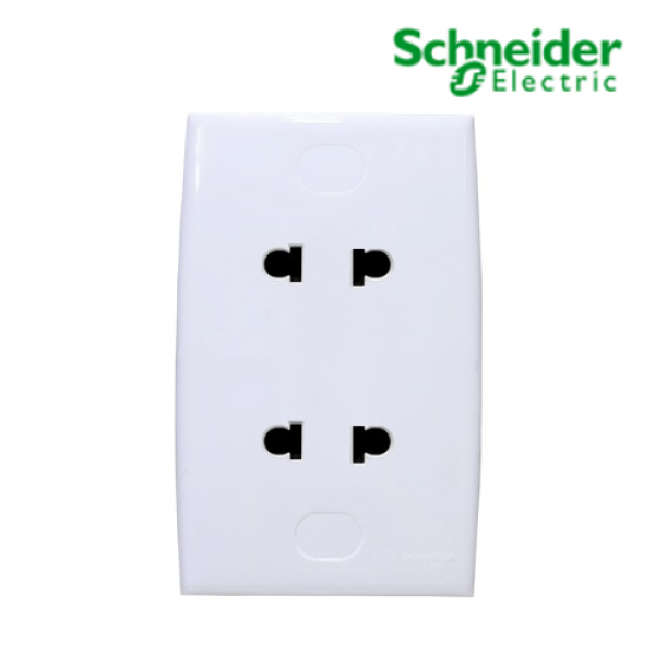 Bộ ổ cắm đôi 2 chấu S-Classic 16A E426UST2CB_G19
