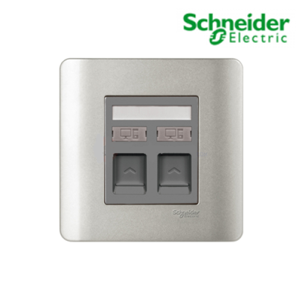Ổ mạng đôi Cat5E Zencelo E8432RJS_6_SA