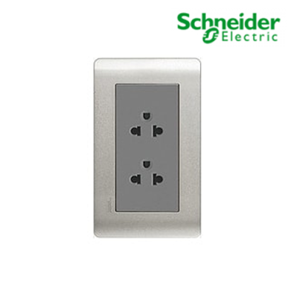 Bộ ổ cắm đôi 3 chấu Zencelo E84426UES2_SA_G19