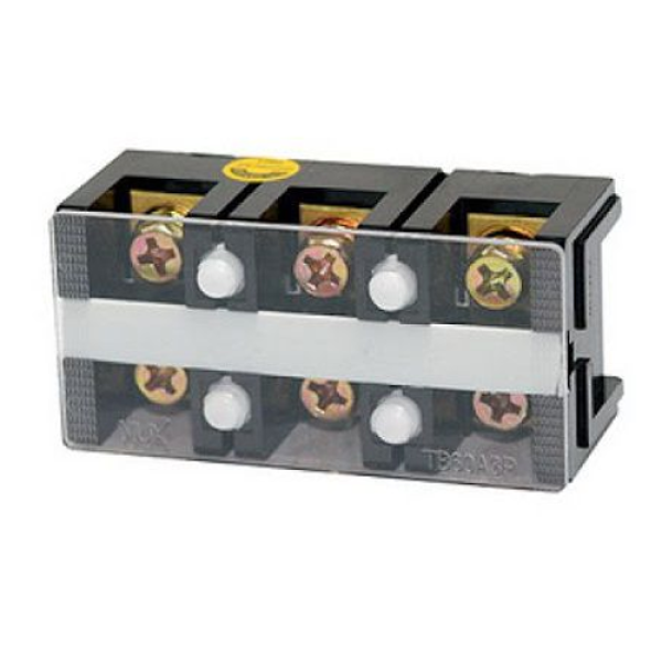 Cầu đấu dây điện Hanyoung HYT-603, 60A, 3 Cực