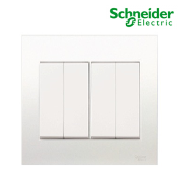 Bộ công tắc bốn 1 chiều 16AX Vivace KB34S_1_WE