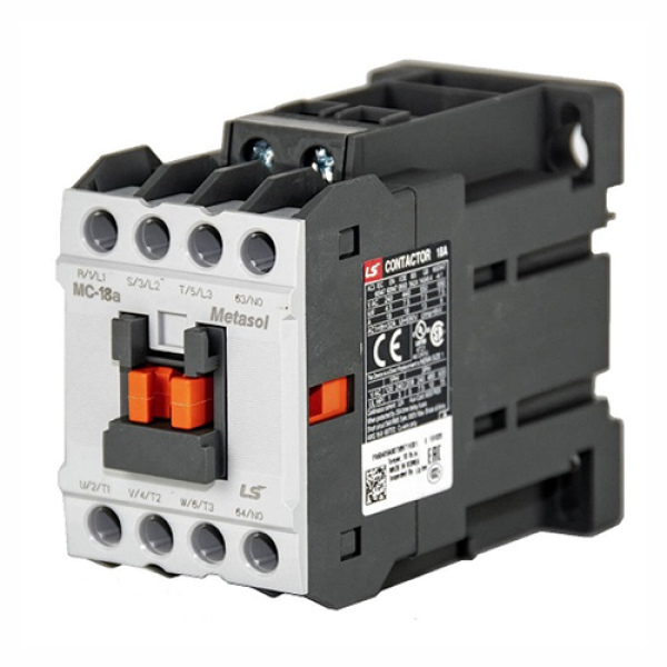 Contactor LS MC-18a (1) 220V 9A 4kW 1NC+1NO