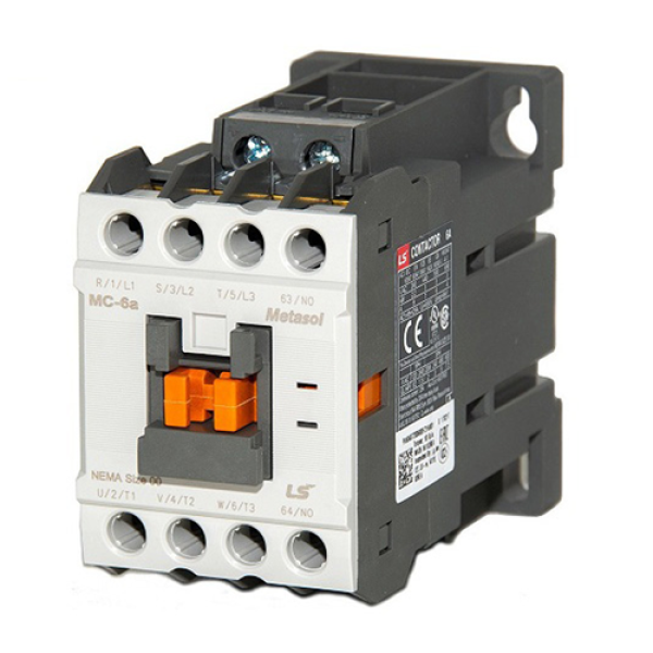Contactor LS MC-6a (1) 220V 9A 4kW 1NC+1NO