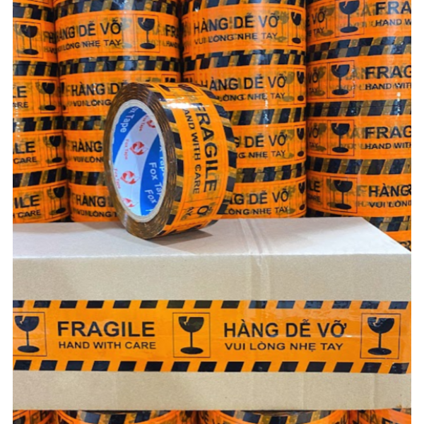 BĂNG KEO HÀNG DỄ VỠ CAM ĐEN