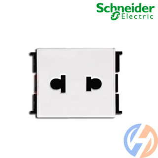 Ổ cắm đơn 2 chấu có màn che S-Flexi Size M F1426USM_WE_G19