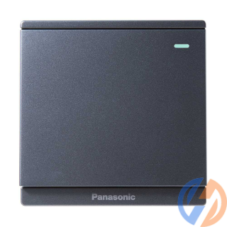 Công Tắc Đơn Moderva xám ánh kim WMF511MYH-1VN