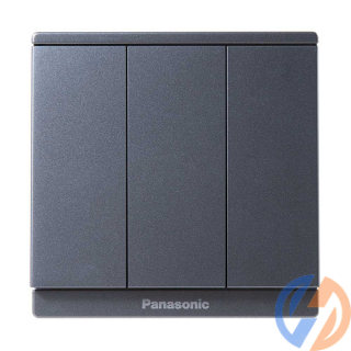 Công Tắc 3 Moderva xám ánh kim WMF505MYH-VN