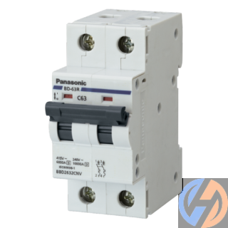 Aptomat MCB 3P 50A, 63A 6kA Panasonic