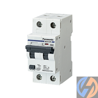  Aptomat, CB chống giật bảo vệ quá tải RCBO 2P 50A, 63A Panasonic