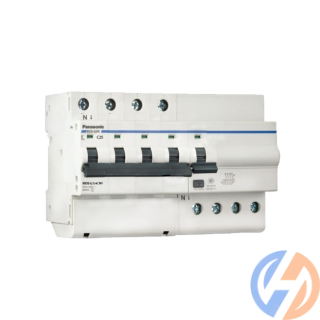 Aptomat, CB chống giật, bảo vệ quá tải RCBO 4P 25A, 32A, 40A Panasonic