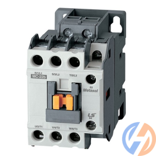 Contactor LS MC-22b 220V 22A 11kW 1NC+1NO