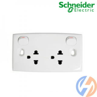 Bộ ổ cắm đôi 3 chấu 16A có công tắc S-Classic E25UES_G19