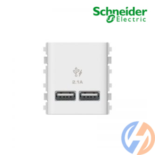 Ổ cắm sạc USB 2.1A đôi 3032USB_WE