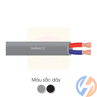 Fa 2x1.0 - Dây cáp pha mềm 2 lõi Daphaco