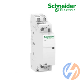 Contactor iCT 1P, coil voltage 230/240VAC, 25A 1NO