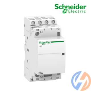 Contactor iCT 4P, coil voltage 230/240VAC, 25A 2NO+2NC