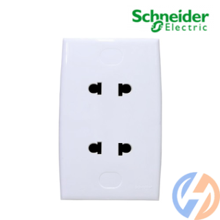 Bộ ổ cắm đôi 2 chấu S-Classic 16A E426UST2CB_G19
