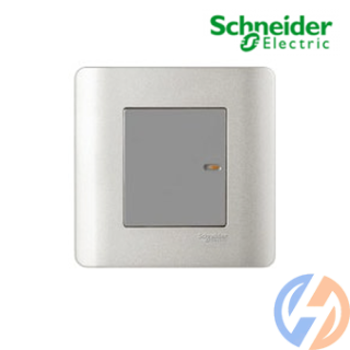 Bộ công tắc đơn 2 chiều 16A màu xám E8431_2_SA_G19