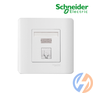 Bộ ổ cắm mạng cat5e đơn Zencelo E8431RJS_5_G19