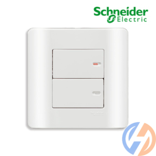 Bộ công tắc đôi 2 chiều 16A màu trắng E8432_2_G19