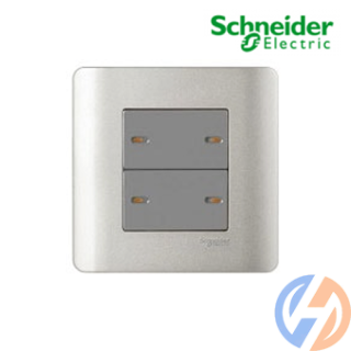  Bộ công tắc bốn 1 chiều 16A màu xám E8434_1_SA_G19