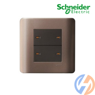 Bộ công tắc bốn 1 chiều 16A màu đồng E8434_1_SZ_G19