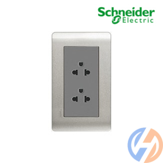 Bộ ổ cắm đôi 3 chấu Zencelo E84426UES2_SA_G19