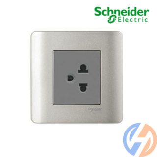 Bộ ổ cắm đơn 3 chấu Zencelo E84426UESTR_SA_G19