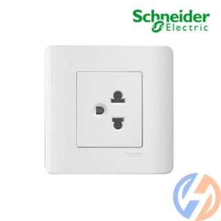 Bộ ổ cắm đơn 3 chấu Zencelo E84426UESTR_WE_G19
