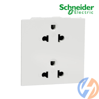 Ổ cắm đôi 3 chấu 16A size E (3S) M3T426UST2S_WE
