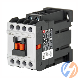 Contactor LS MC-18a (1) 220V 9A 4kW 1NC+1NO
