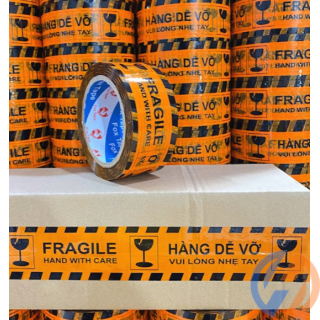 BĂNG KEO HÀNG DỄ VỠ CAM ĐEN