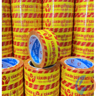 BĂNG KEO HÀNG DỄ VỠ VÀNG ĐỎ